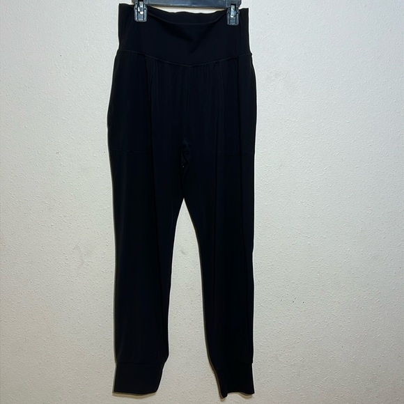 Athleta Salutation High Rise Joggers Yoga Workout Dark Grey Size Small - Picture 1 of 13